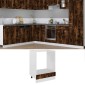 vidaXL Ντουλάπι Φούρνου Καπνιστή Δρυς 60x46x81,5 εκ Επεξεργασμένο Ξύλο