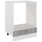vidaXL Ντουλάπι Φούρνου Γκρι Sonoma 60x46x81,5 εκ. Επεξεργασμένο Ξύλο