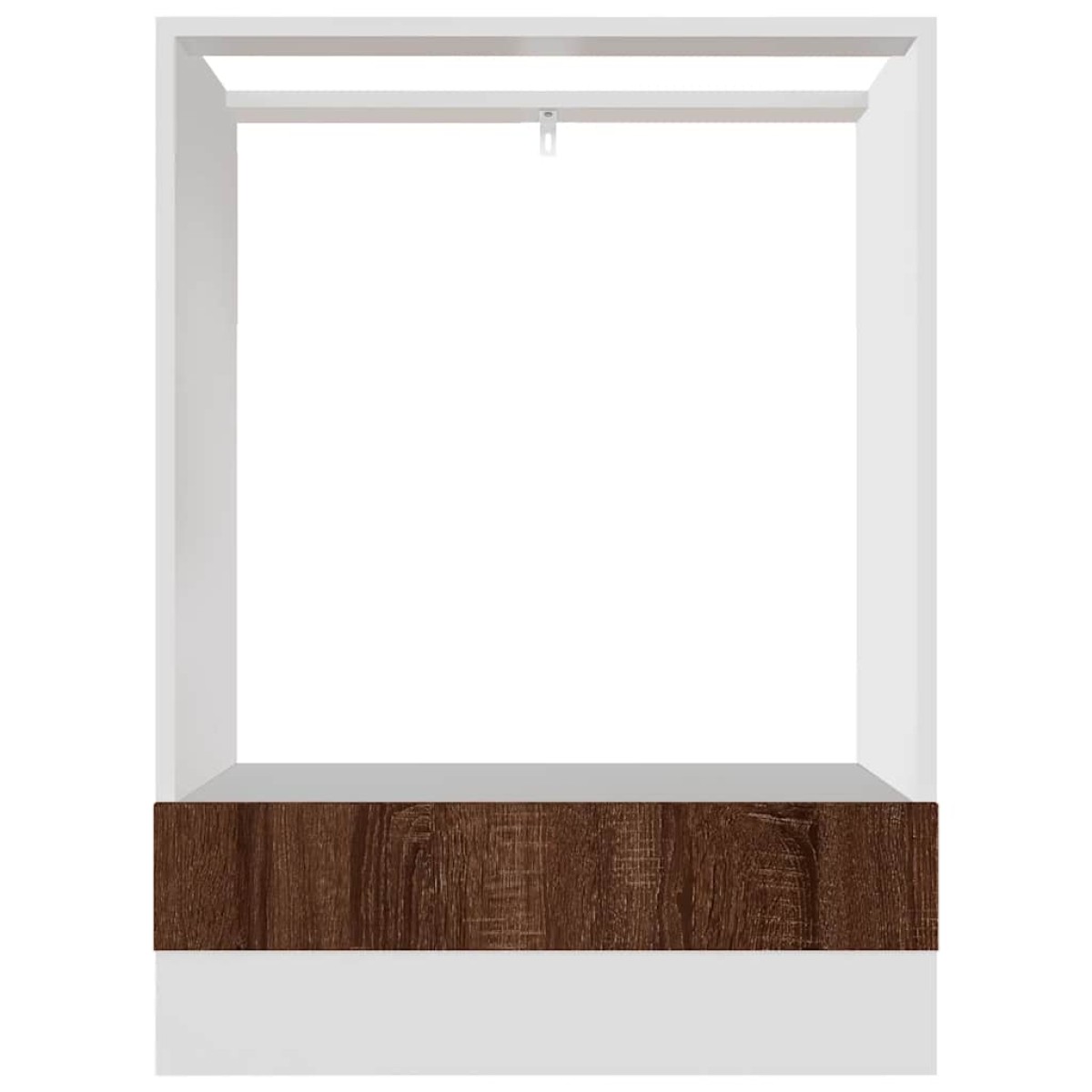 vidaXL Ντουλάπι Φούρνου Καφέ Δρυς 60x46x81,5 εκ. Επεξεργ. Ξύλο