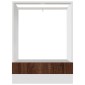 vidaXL Ντουλάπι Φούρνου Καφέ Δρυς 60x46x81,5 εκ. Επεξεργ. Ξύλο