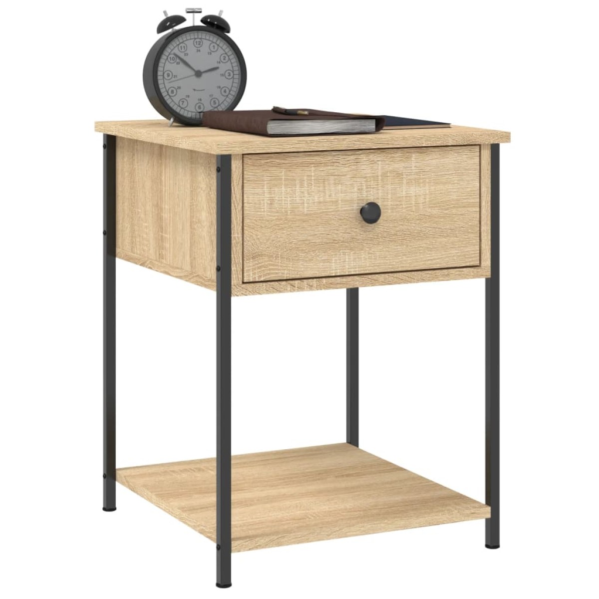 vidaXL Κομοδίνα 2 τεμ. Sonoma Δρυς 44x45x58 εκ. από Επεξεργασμένο Ξύλο