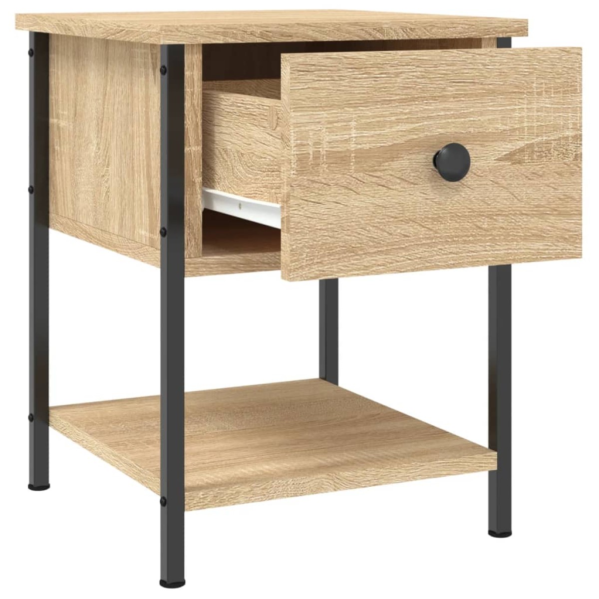 vidaXL Κομοδίνο Sonoma Δρυς 34 x 35,5 x 45 εκ. από Επεξεργασμένο Ξύλο