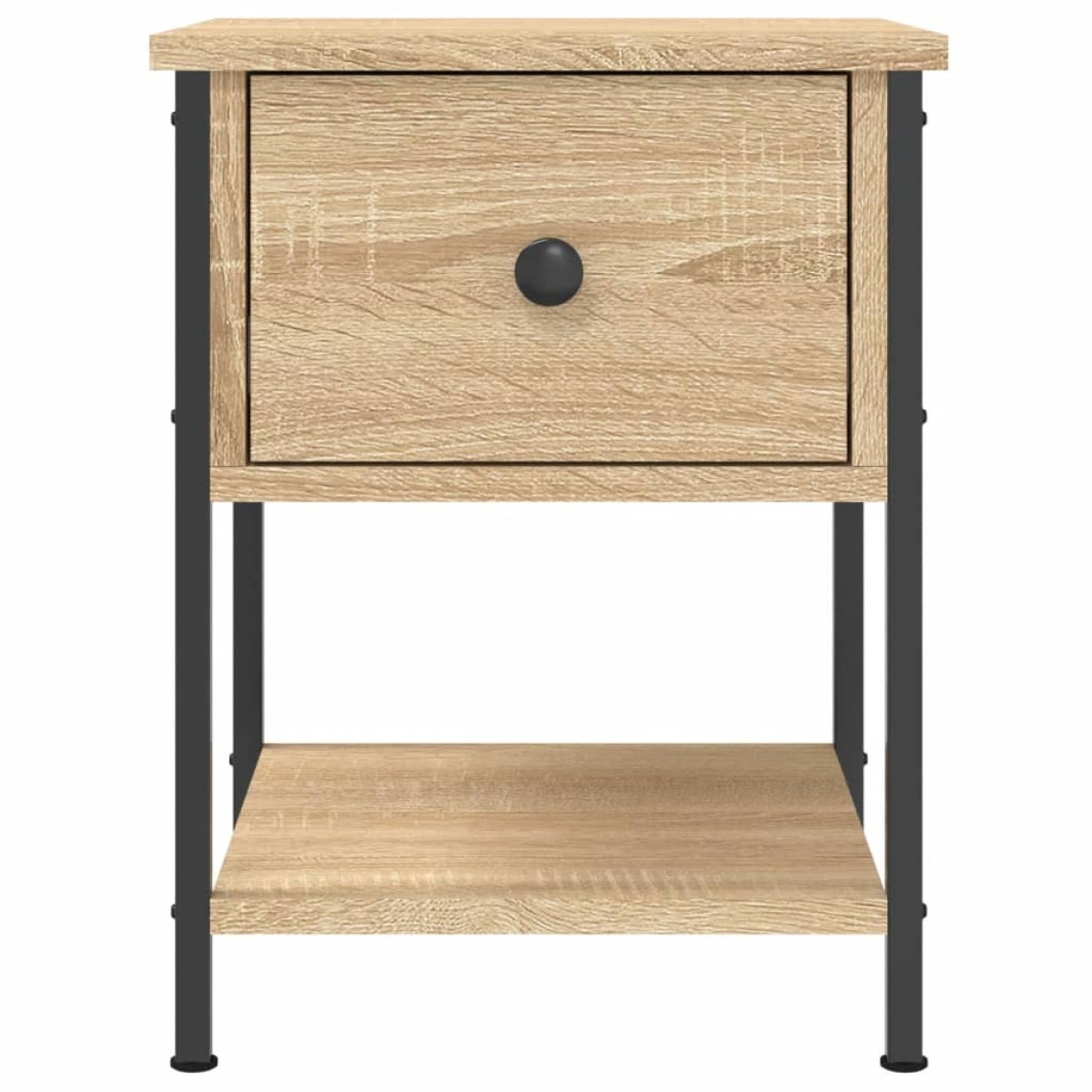 vidaXL Κομοδίνο Sonoma Δρυς 34 x 35,5 x 45 εκ. από Επεξεργασμένο Ξύλο