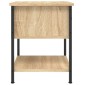 vidaXL Κομοδίνο Sonoma Δρυς 34 x 35,5 x 45 εκ. από Επεξεργασμένο Ξύλο