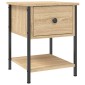 vidaXL Κομοδίνα 2 τεμ. Sonoma Δρυς 34x35,5x45εκ από Επεξεργασμένο Ξύλο