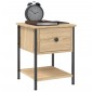vidaXL Κομοδίνα 2 τεμ. Sonoma Δρυς 34x35,5x45εκ από Επεξεργασμένο Ξύλο