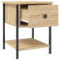 vidaXL Κομοδίνα 2 τεμ. Sonoma Δρυς 34x35,5x45εκ από Επεξεργασμένο Ξύλο