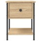 vidaXL Κομοδίνα 2 τεμ. Sonoma Δρυς 34x35,5x45εκ από Επεξεργασμένο Ξύλο