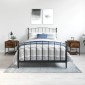 vidaXL Κομοδίνα 2 τεμ Καπνιστή Δρυς 34x35,5x45εκ. Επεξεργασμένο Ξύλο
