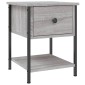 vidaXL Κομοδίνο Γκρι Sonoma 34 x 35,5 x 45 εκ. από Επεξεργασμένο Ξύλο