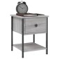 vidaXL Κομοδίνο Γκρι Sonoma 34 x 35,5 x 45 εκ. από Επεξεργασμένο Ξύλο