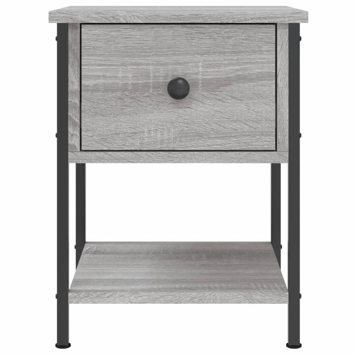 vidaXL Κομοδίνο Γκρι Sonoma 34 x 35,5 x 45 εκ. από Επεξεργασμένο Ξύλο