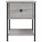 vidaXL Κομοδίνο Γκρι Sonoma 34 x 35,5 x 45 εκ. από Επεξεργασμένο Ξύλο