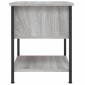 vidaXL Κομοδίνο Γκρι Sonoma 34 x 35,5 x 45 εκ. από Επεξεργασμένο Ξύλο