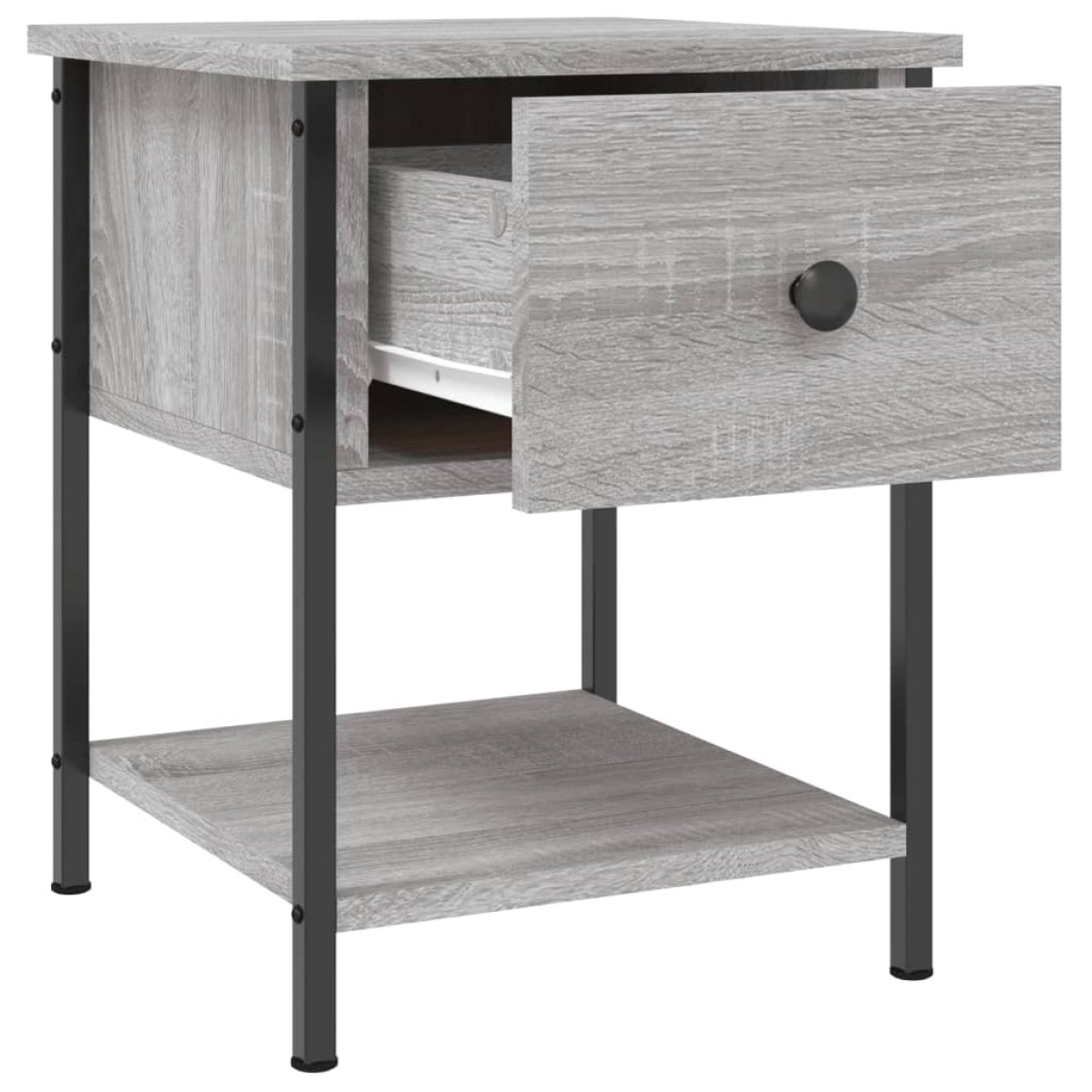 vidaXL Κομοδίνα 2 τεμ. Γκρι Sonoma 34x35,5x45 εκ. Επεξεργασμένο Ξύλο