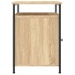 vidaXL Κομοδίνο Sonoma Δρυς 40 x 42 x 60 εκ. από Επεξεργασμένο Ξύλο