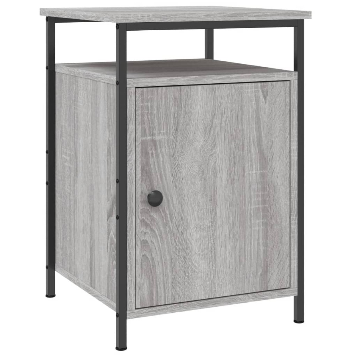 vidaXL Κομοδίνα 2 τεμ. Γκρι Sonoma 40x42x60εκ. από Επεξεργασμένο Ξύλο