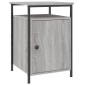 vidaXL Κομοδίνα 2 τεμ. Γκρι Sonoma 40x42x60εκ. από Επεξεργασμένο Ξύλο