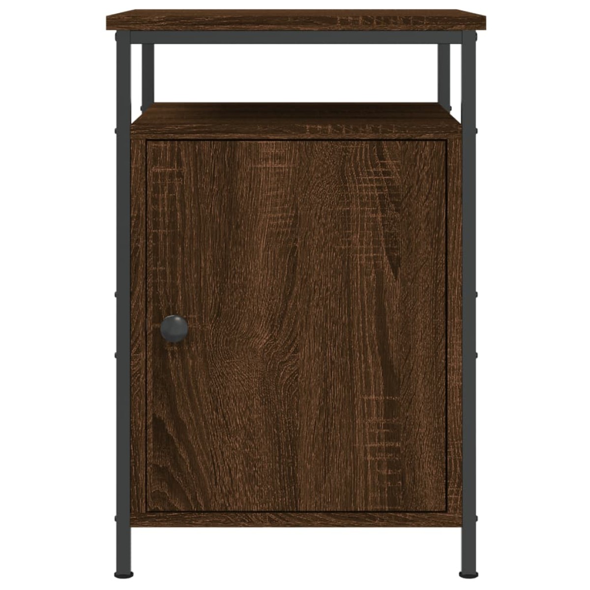 vidaXL Κομοδίνο Καφέ Δρυ 40 x 42 x 60 εκ. από Επεξεργασμένο Ξύλο
