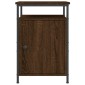 vidaXL Κομοδίνο Καφέ Δρυ 40 x 42 x 60 εκ. από Επεξεργασμένο Ξύλο