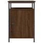 vidaXL Κομοδίνα 2 τεμ. Καφέ Δρυ 40x42x60 εκ. από Επεξεργ. Ξύλο