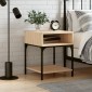 vidaXL Κομοδίνο Sonoma Δρυς 40 x 41 x 50 εκ. από Επεξεργασμένο Ξύλο