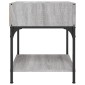 vidaXL Κομοδίνα 2 τεμ Γκρι Sonoma 40x41x50 εκ. από Επεξεργασμένο Ξύλο
