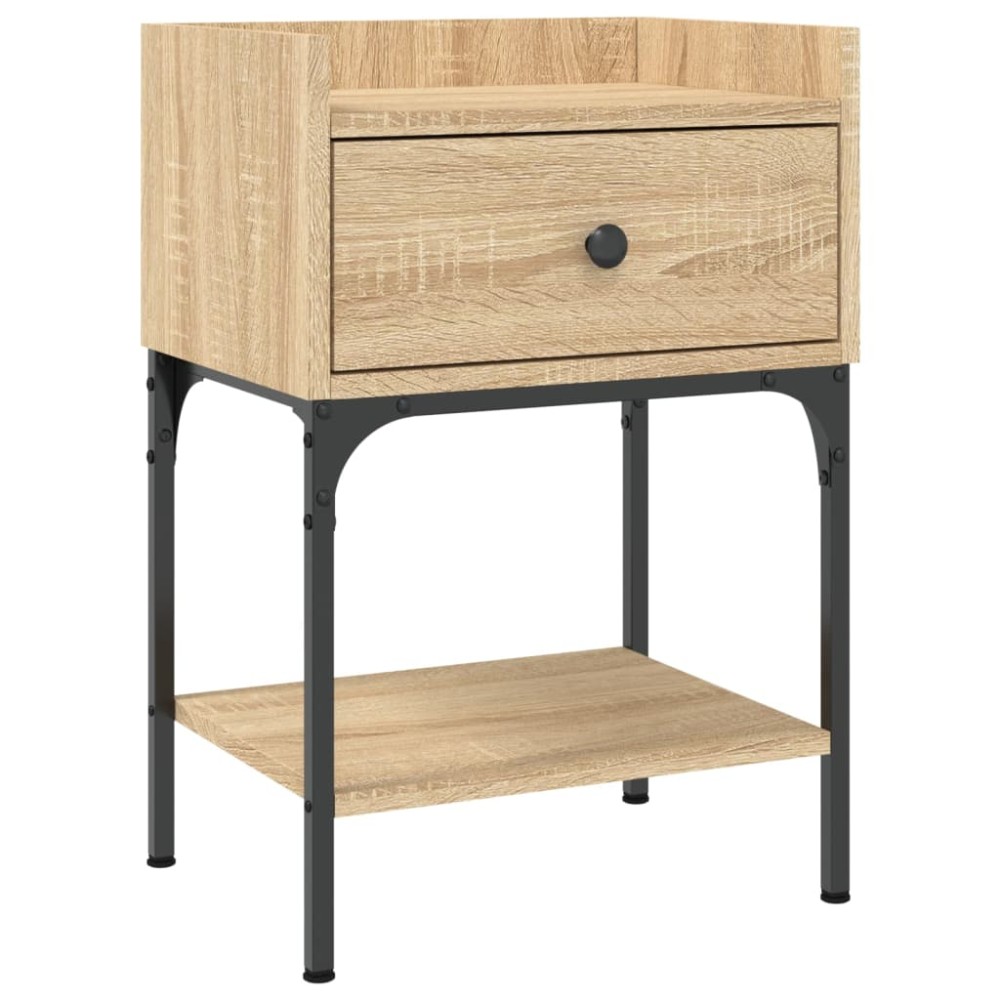 vidaXL Κομοδίνο Sonoma Δρυς 40,5 x 31 x 60 εκ. από Επεξεργασμένο Ξύλο
