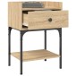 vidaXL Κομοδίνο Sonoma Δρυς 40,5 x 31 x 60 εκ. από Επεξεργασμένο Ξύλο