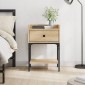 vidaXL Κομοδίνο Sonoma Δρυς 40,5 x 31 x 60 εκ. από Επεξεργασμένο Ξύλο