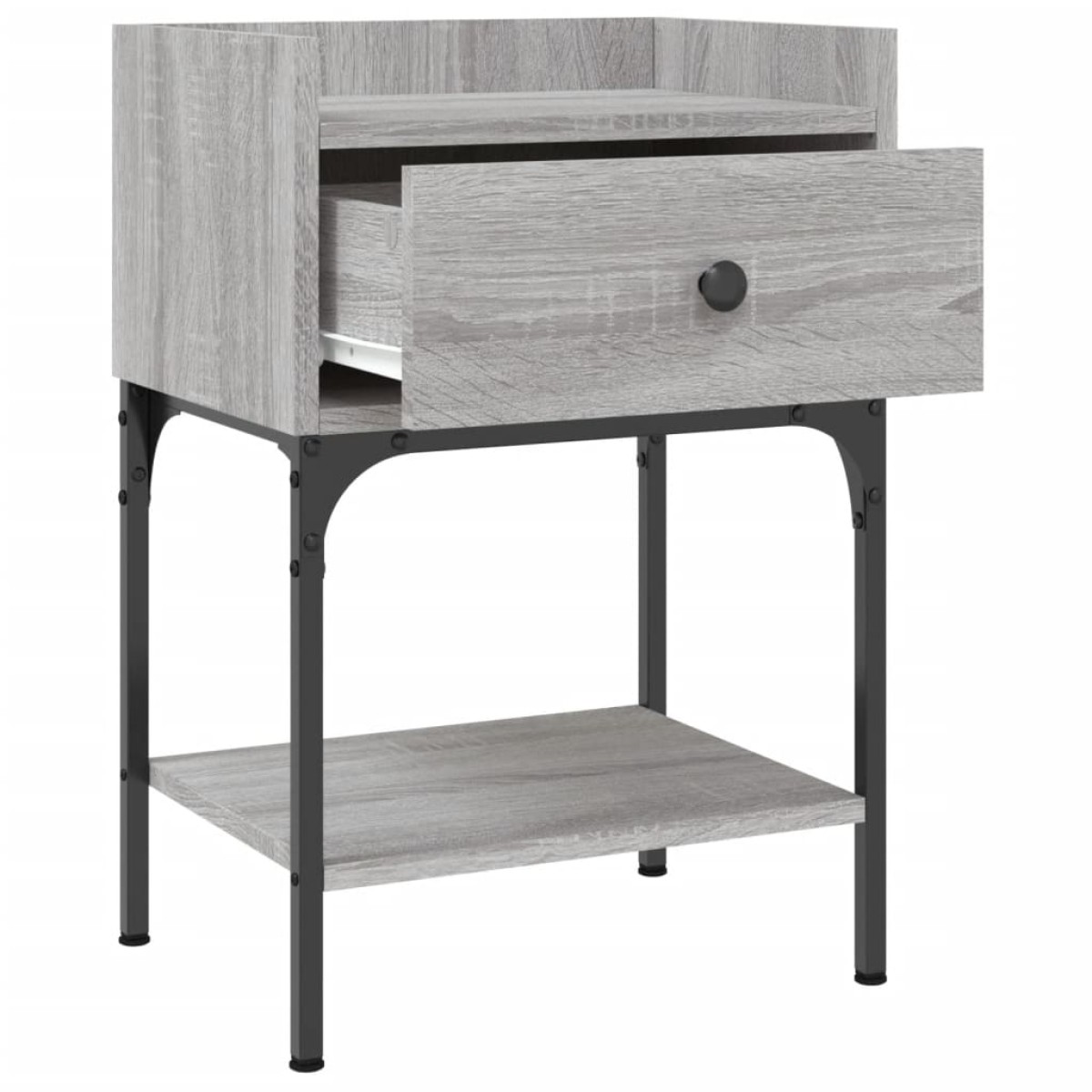 vidaXL Κομοδίνο Γκρι Sonoma 40,5x31x60 εκ. από Επεξεργασμένο Ξύλο