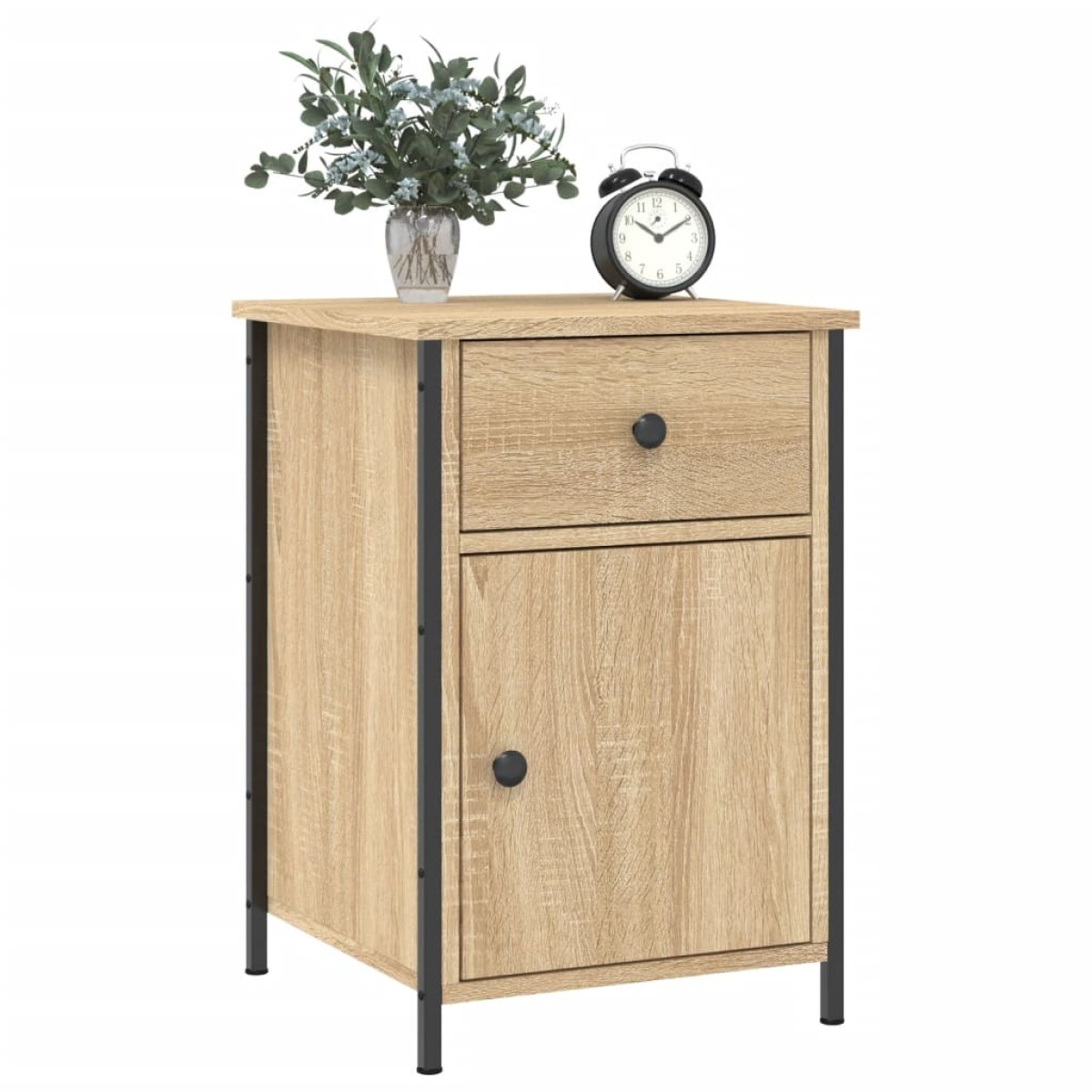vidaXL Κομοδίνα 2 τεμ. Sonoma Δρυς 40x42x60 εκ. από Επεξεργασμένο Ξύλο