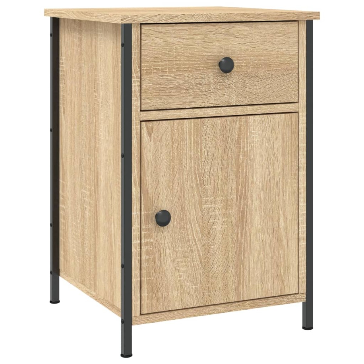 vidaXL Κομοδίνα 2 τεμ. Sonoma Δρυς 40x42x60 εκ. από Επεξεργασμένο Ξύλο