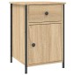 vidaXL Κομοδίνα 2 τεμ. Sonoma Δρυς 40x42x60 εκ. από Επεξεργασμένο Ξύλο