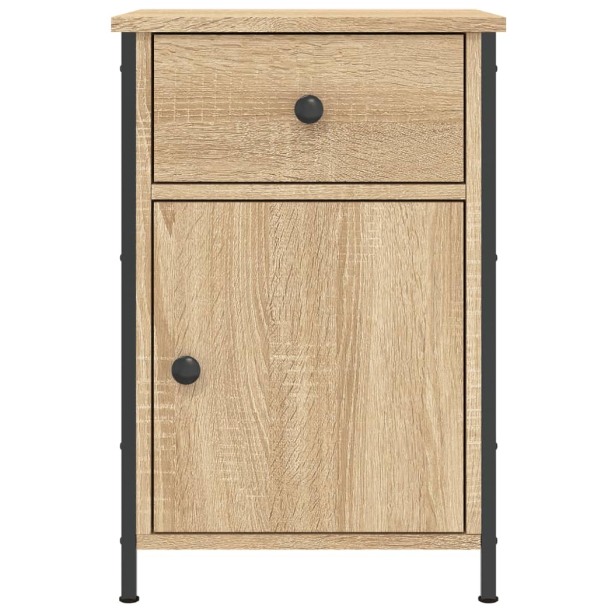 vidaXL Κομοδίνα 2 τεμ. Sonoma Δρυς 40x42x60 εκ. από Επεξεργασμένο Ξύλο