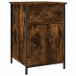 vidaXL Κομοδίνο Καπνιστή Δρυς 40x42x60 εκ. από Επεξεργασμένο Ξύλο