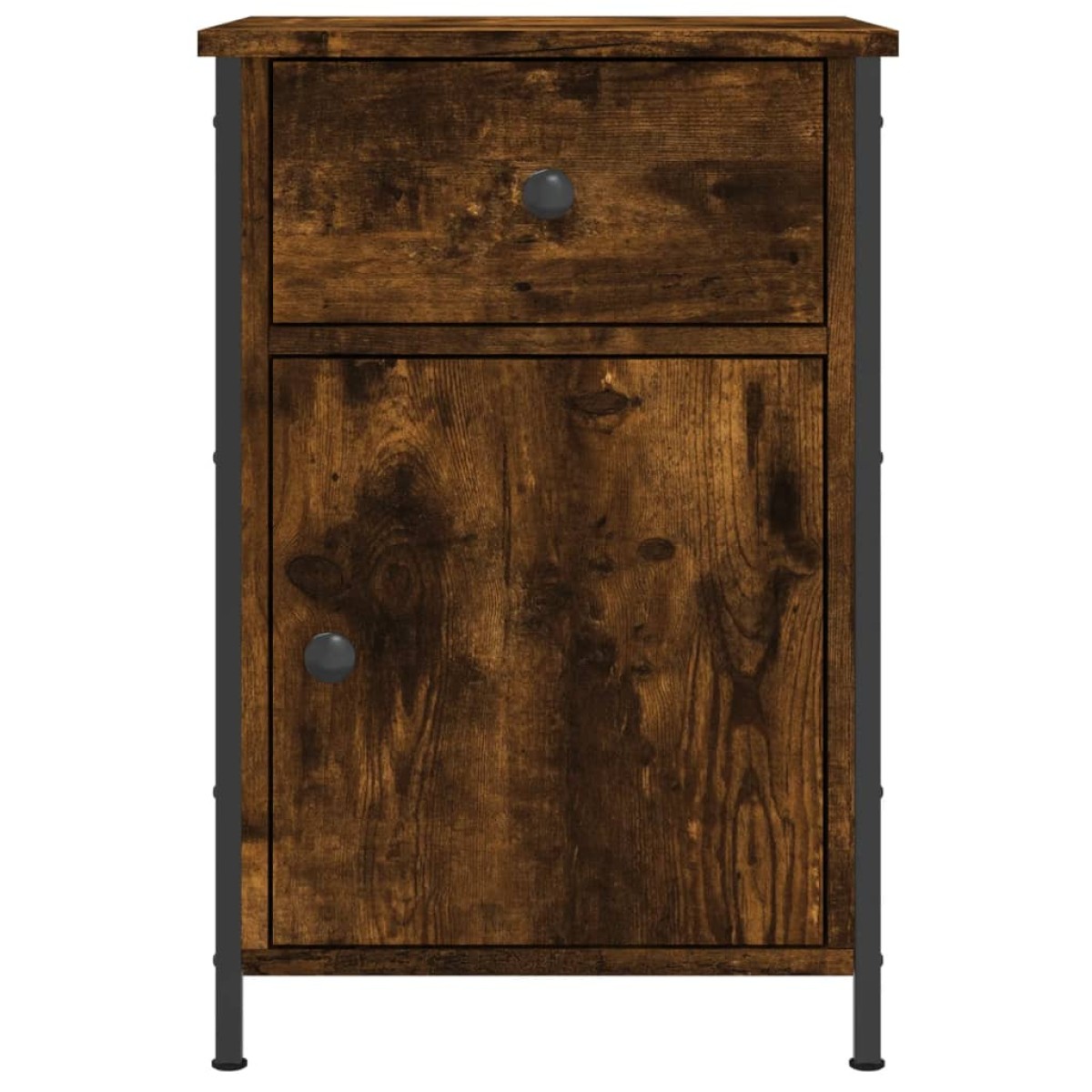 vidaXL Κομοδίνο Καπνιστή Δρυς 40x42x60 εκ. από Επεξεργασμένο Ξύλο