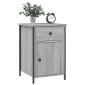 vidaXL Κομοδίνο Γκρι Sonoma 40 x 42 x 60 εκ. από Επεξεργασμένο Ξύλο
