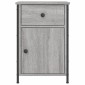 vidaXL Κομοδίνο Γκρι Sonoma 40 x 42 x 60 εκ. από Επεξεργασμένο Ξύλο