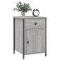 vidaXL Κομοδίνα 2 τεμ. Γκρι Sonoma 40x42x60εκ. από Επεξεργασμένο Ξύλο