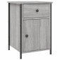vidaXL Κομοδίνα 2 τεμ. Γκρι Sonoma 40x42x60εκ. από Επεξεργασμένο Ξύλο
