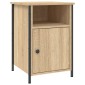 vidaXL Κομοδίνο Sonoma Δρυς 40 x 42 x 60 εκ. από Επεξεργασμένο Ξύλο