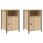 vidaXL Κομοδίνα 2 τεμ. Sonoma Δρυς 40x42x60 εκ. από Επεξεργασμένο Ξύλο