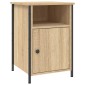 vidaXL Κομοδίνα 2 τεμ. Sonoma Δρυς 40x42x60 εκ. από Επεξεργασμένο Ξύλο