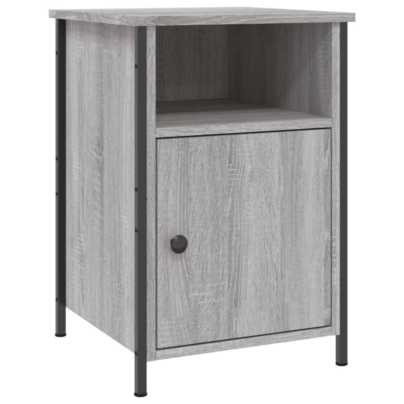 vidaXL Κομοδίνο Γκρι Sonoma 40 x 42 x 60 εκ. από Επεξεργασμένο Ξύλο