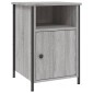 vidaXL Κομοδίνο Γκρι Sonoma 40 x 42 x 60 εκ. από Επεξεργασμένο Ξύλο