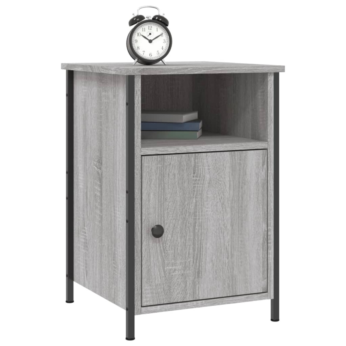 vidaXL Κομοδίνο Γκρι Sonoma 40 x 42 x 60 εκ. από Επεξεργασμένο Ξύλο