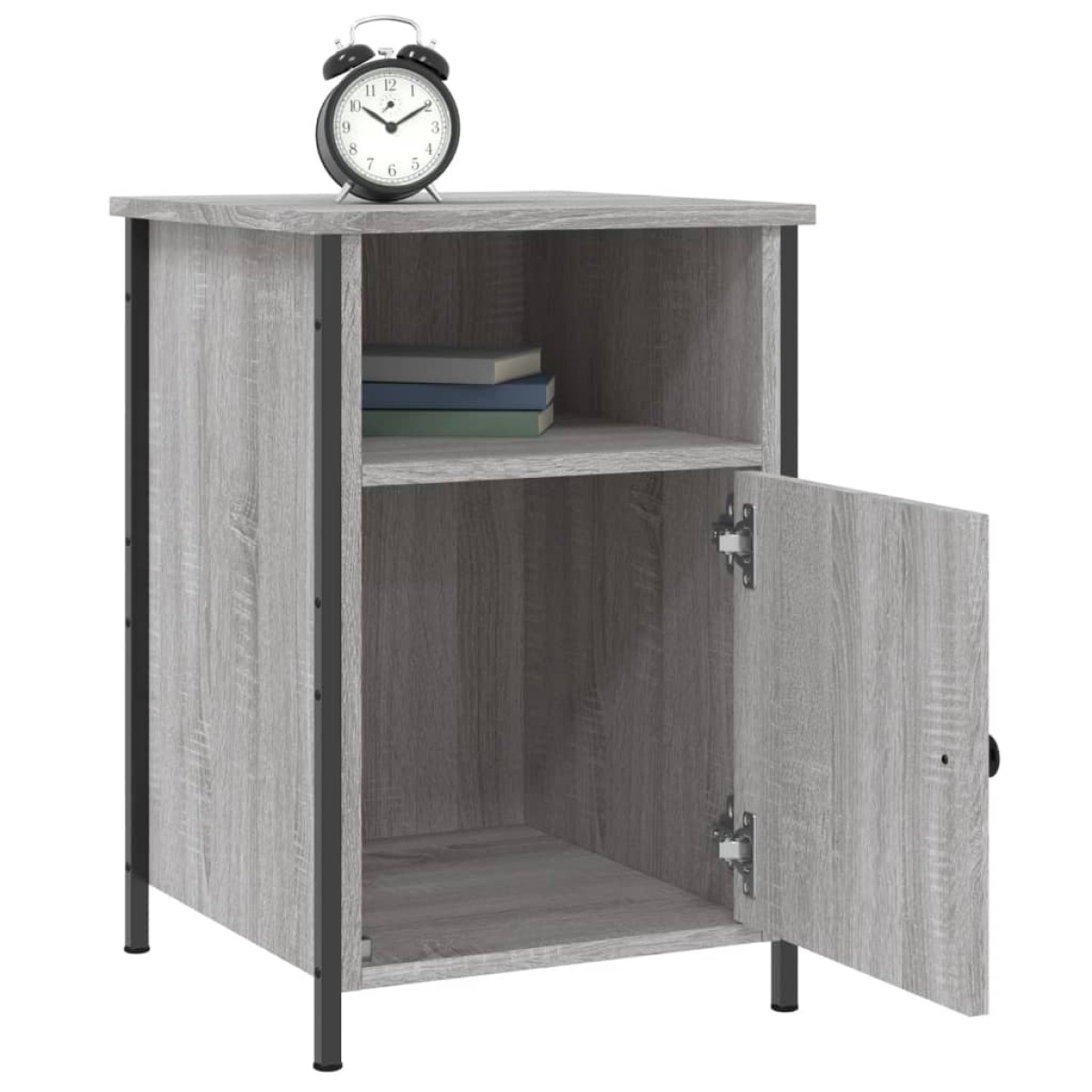 vidaXL Κομοδίνο Γκρι Sonoma 40 x 42 x 60 εκ. από Επεξεργασμένο Ξύλο