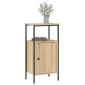 vidaXL Κομοδίνο Sonoma Δρυς 41 x 31 x 80 εκ. από Επεξεργασμένο Ξύλο