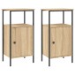 vidaXL Κομοδίνα 2 τεμ. Sonoma Δρυς 41 x 31 x 80 εκ. Επεξεργασμένο Ξύλο
